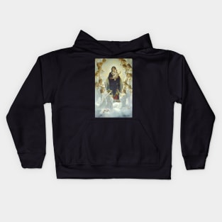 Our Lady Virgin Mary and Angels Kids Hoodie